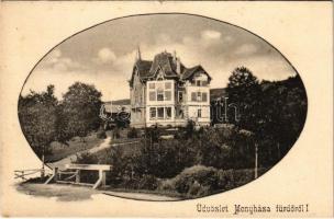 Menyháza, Monyásza, Moneasa; Vila Cianad / A CSEV (Arad-Csanádi Egyesült Vasutak) nyaralója / villa, spa (r)