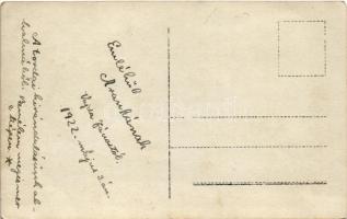 1922 Torda, Turda; csoportkép a kirándulásról / hiking. group photo