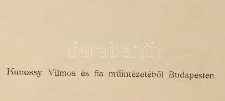 cca 1906 Kossuth Ferenc (1841-1914) kereskedelemügyi miniszter portréja, felcsavarva, gyűrődésekkel,...