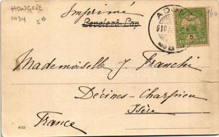 1910 Bánffyhunyad, Huedin; Bánffy-Hunyadi népviselet, erdélyi folklór / Transylvanian folklore (szak...