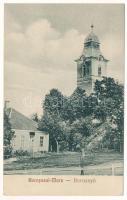 Nagyborosnyó, Borosnyó, Borosneu Mare; Református templom és paplak / Calvinist church and rectory. Foto Adler (EK)