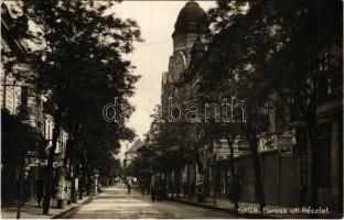 1927 Győr, Baross út, üzletek