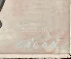 Gádor Emil (1911-1998): Csendélet. Olaj, vászon, jelzett. Üvegezett fakeretben. 50×40 cm