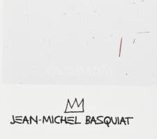 Jean-Michel Basquiat (1960-1988) Crocodile. Ofszet litográfia, papír, jelzett a nyomaton, szárazpecs...