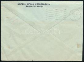 1946 (15. díjszabás) Levél 40.000.000P készpénzes bérmentesítéssel Ausztriába