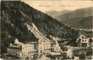 1904 Sinaia, Hotel Caraiman, Vederea Generala (worn corners)