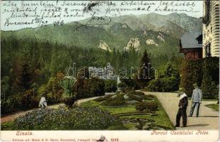 1906 Sinaia, Parcul Castelului Peles / castle park (Rb)