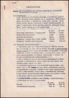 cca 1972 Jelentés a BKV Földalatti villamos motorkocsi gyártáselőkészítésének helyzetéről és javaslatok ugyanezen tárgyban, 2 db sokszorosított gépira