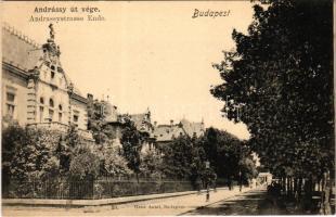 Budapest VI. Andrássy út vége, villa. Ganz Antal 20.