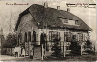 Nagyszeben, Hermannstadt, Sibiu; Restaurant "Heideröslein" / étterem. Jainek felvétele / restaurant (EK)