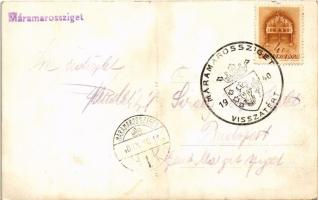 1940 Máramarossziget, Sighetu Marmatiei; bevonulás / entry of the Hungarian troops. photo + "19...