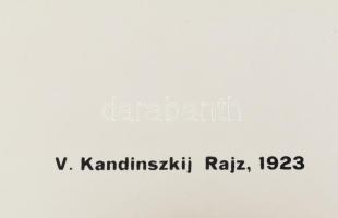 Kandinszkij, Vaszilij (1866-1944): Rajz, 1923. Szitanyomat. Készítette 1978-ban 200 példányban a Pes...