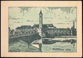 Délvidék. Bánát-Bácska-Baranya. Nem lehet másé! Nem! Nem! Soha! Irredenta képeslapfüzet 18 képeslapp...