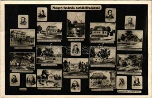 1940 Nagyjaink szülőházai / Houses of Hungarian famous people s: Tibai Takáts János