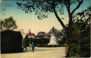 Temesvár, Timisoara; Scudier liget / park, monument (EK)