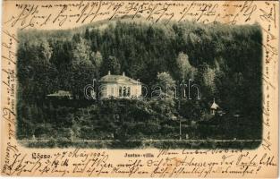 1902 Lőcse, Levoca; Justus villa. Latzin János kiadása / villa (EK)