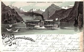 1897 Vierwaldstätter See Litho
