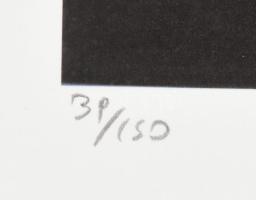 Roy Lichtenstein (1923-1997): Cím nélkül. szitanyomat, papír. Sorszámozott: 39/150, jelzett a nyomat...