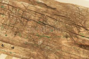 Népi, fa, lóca, 1850 körül, korának megfelelő állapotban, 94x30x56 cm / A tétel a Gödöllői Királyi K...