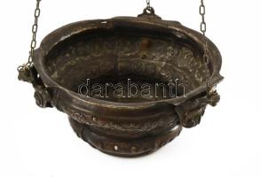 1650 körül, bronz templomi örökmécs, korának megfelelő állapotban, 63x14cm / A tétel a Gödöllői Kirá...