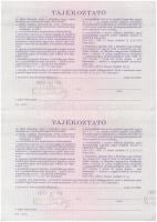 Budapest 1991. "Országos Kárrendezési és Kárpótlási Hivatal" kárpótlási jegye 10.000Ft-ról...