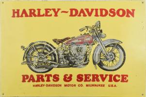 Harley Davidson fém reklám tábla 30x46 cm