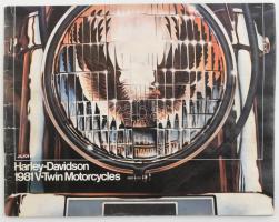 1981 Harley Davidson képes motor katalógus 22x30 cm