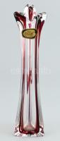 Lux Glass német üveg váza. Jelzett, hibátlan 30 cm