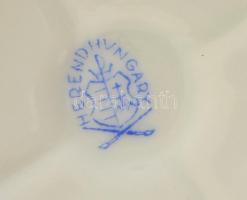Herendi Viktória mintás bonbonier, jelzett, kis kopásokkal, m: 14 cm