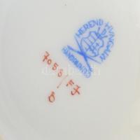 Herendi sárga indiai kosaras váza, jelzett, kis kopásokkal, m: 19 cm