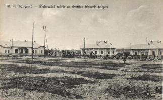 Budapest XIX. Wekerletelep élelmezési raktár és tisztilak