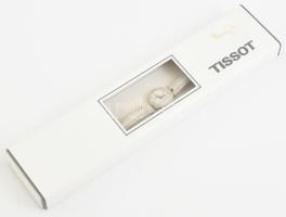 Tissot Rock Watch női karóra, quartz, elemcserére szorul, sérült bőrszíjjal, eredeti dobozában d: 22 cm