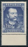Josef Schrammel ívszéli bélyeg, Josef Schrammel margin stamp