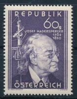 Josef Madersperger bélyeg, Josef Madersperger stamp
