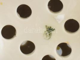 Német porcelán figura, puttók, kopott, kis sérülésekkel, jelzett, m: 18 cm