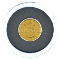 2022. 10.000Ft Au "II. András Aranybullája" kapszulában, tanúsítvánnyal, MNB tájékoztatóva...