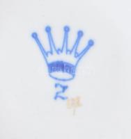 Puttós kínáló, jelzett, kopott, lepattanásokkal, m: 16 cm