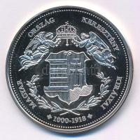 DN "Magyarország Keresztény Királyai / I. Károly Róbert 1308-1342" Ag emlékérem (20g/0.333...