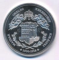 DN "Magyarország Keresztény Királyai / I. Szent László 1077-1095" Ag emlékérem (20,10g/0.3...