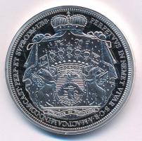 DN "Magyarok Kincstára - Batthyány féltallér, 1788" ezüstözött rézötvözet utánveret, kapsz...