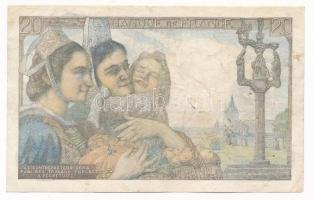 Franciaország 1949. 20Fr T:F
France 1949. 20 Francs C:F 
Krause 100