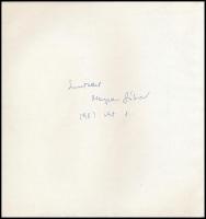 Szentendrei tárlat 83, Magyar Gábor festő által dedikált Szentendre, 1983. Kiadói papírkötés