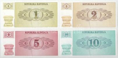 Szlovénia 1990-1991. 1T-1000T (8xklf) mind "VZOREC (Minta)" felülbélyegzéssel T:XF
Sloven...