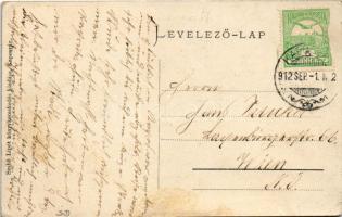 1912 Kaposvár, MÁV nevelő- és tápintézete. Szabó Lipót kiadása (fl)