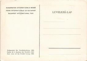 Budapest XIV. Nemzetközi Vásár (BNV), Textilipar egyik csoportja (1929-ben), csarnok belső (EK)