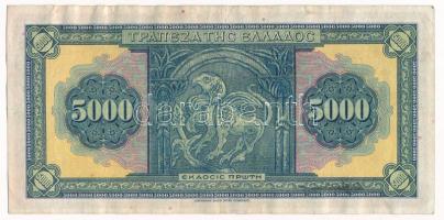 Görögország 1932. 5000D T:F 
Greece 1932. 5000 Drachmai C:F 
Krause KM 103