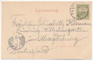 1902 Budapest III. Berlinger György vendéglője és korcsmája "A kerékpárhoz" az Üröm hegyen...
