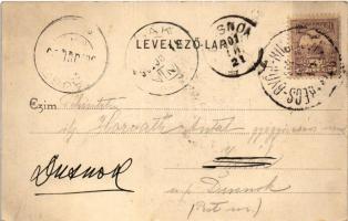 1901 Felsőgalla (Tatabánya), Szénbánya, Gróf Eszterházy Ferenc akna, iparvasút és csillék. Nobel Ado...