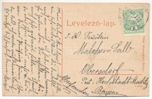 1911 Ráckeve, Kossuth Lajos utca, Kürti és Schönfeld üzlete. Pilliser könyvnyomda kiadása (EK)