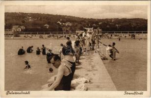 1922 Balatonalmádi, strandfürdő (fl)